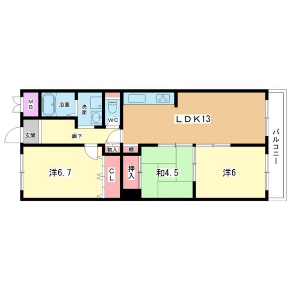 間取図(平面図)