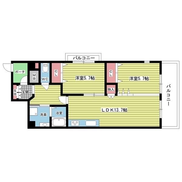 間取図(平面図)