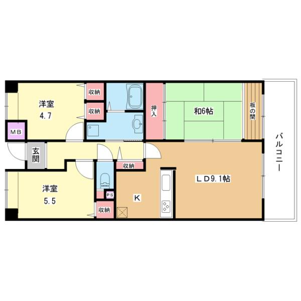 間取図(平面図)