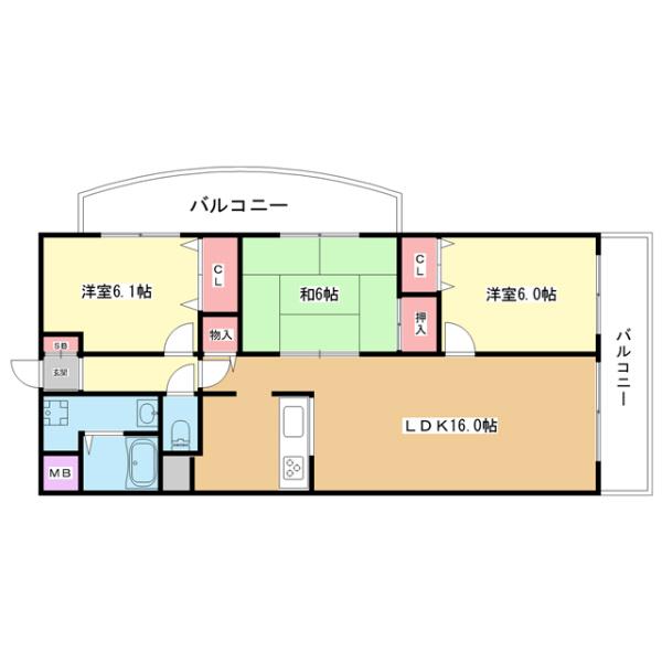 間取図(平面図)