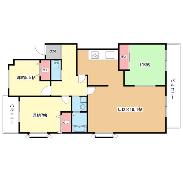 間取図(平面図)