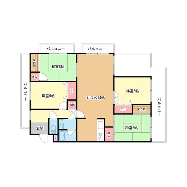 間取図(平面図)