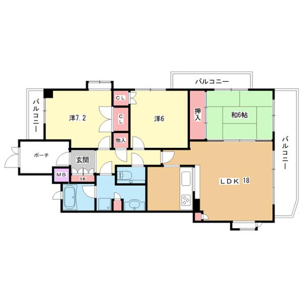 間取図(平面図)