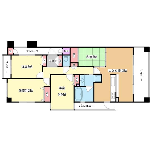 間取図(平面図)