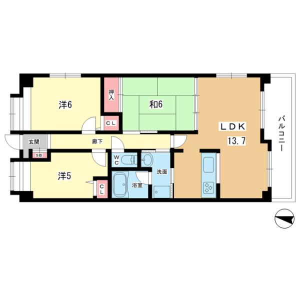 間取図(平面図)