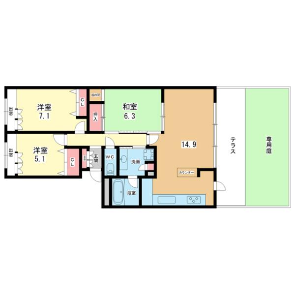 間取図(平面図)