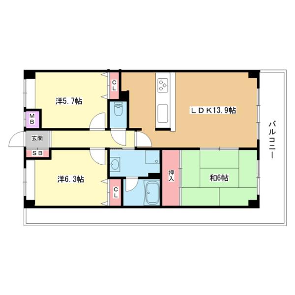 間取図(平面図)