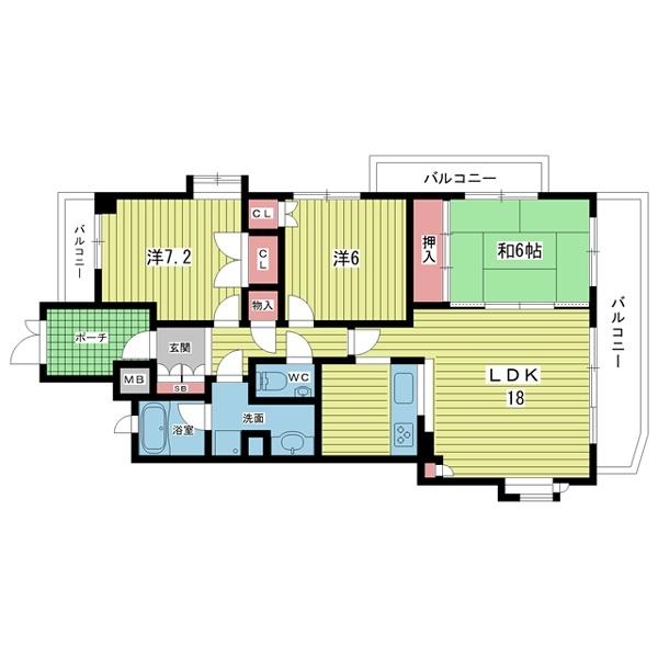 間取図(平面図)