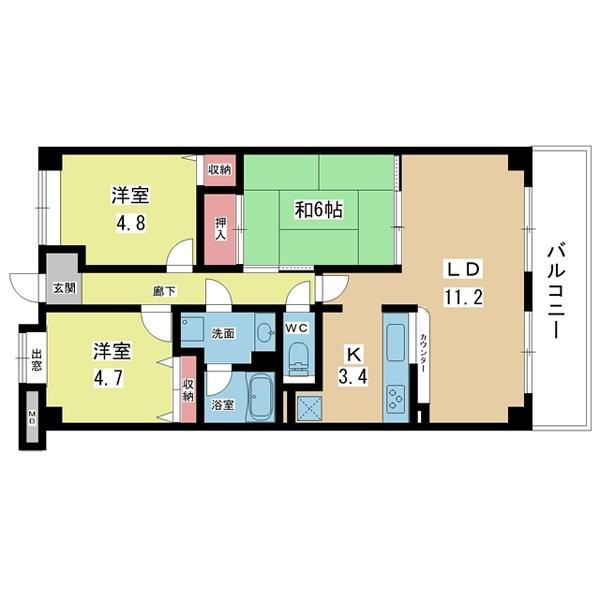 間取図(平面図)