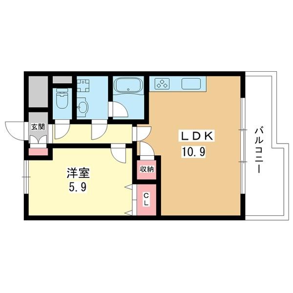 豊中市二葉町マンション 間取り図画像