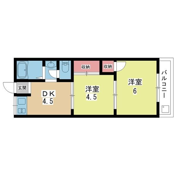 豊中市螢池北町マンション 間取り図画像