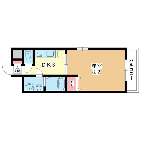 豊中市服部元町マンション 間取り図画像