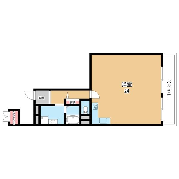 豊中市刀根山マンション 間取り図画像