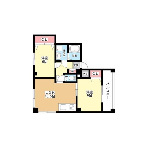 豊中市長興寺北マンション 間取り図画像