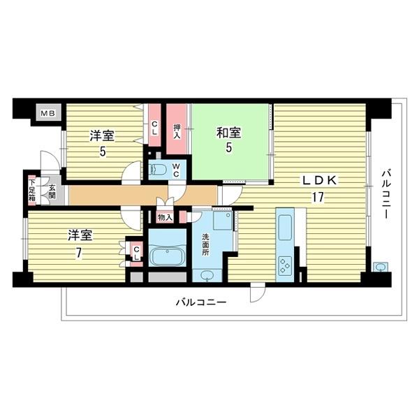 間取図(平面図)