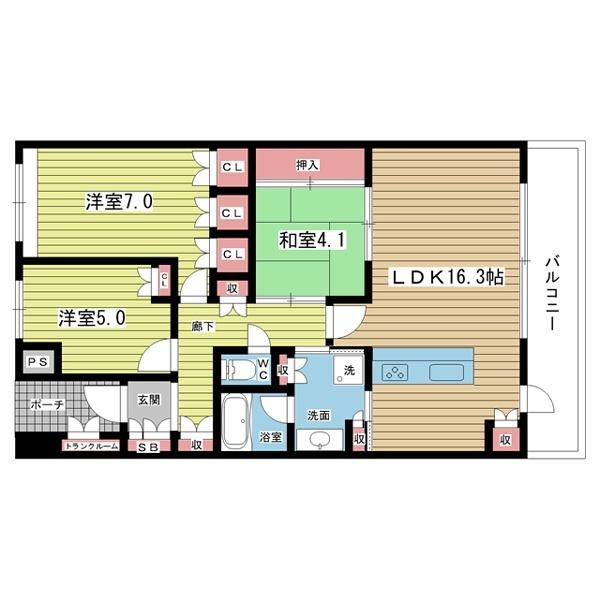 間取図(平面図)