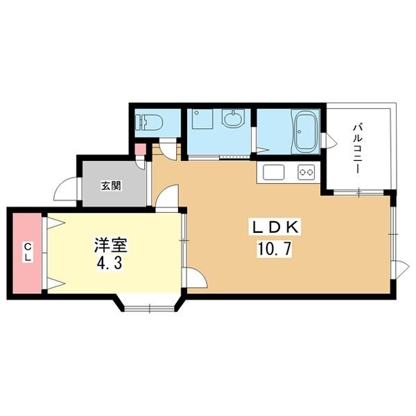 豊中市上新田マンション 間取り図画像