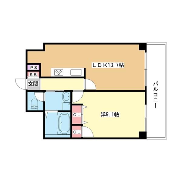 豊中市南桜塚マンション 間取り図画像