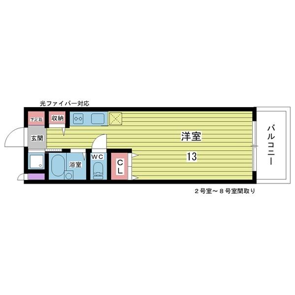 豊中市曽根東町マンション 間取り図画像