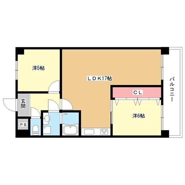 豊中市上新田マンション 間取り図画像