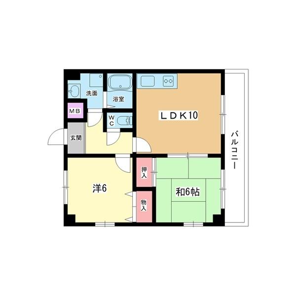 豊中市東泉丘マンション 間取り図画像