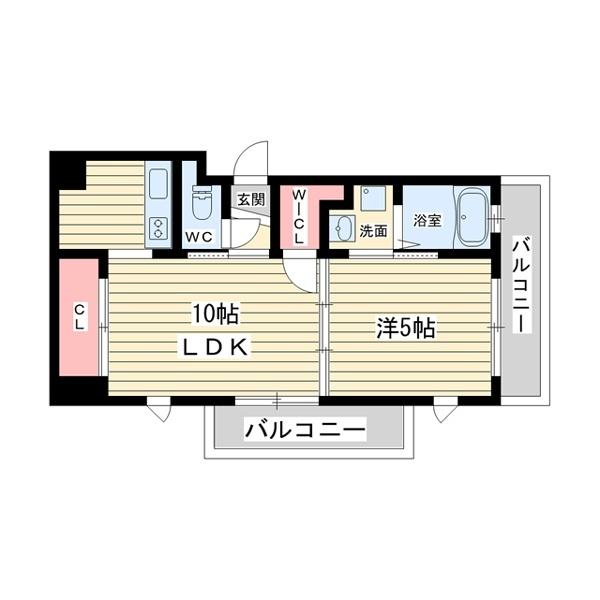 ルグラン弐番館Ａタイプ 間取り図画像