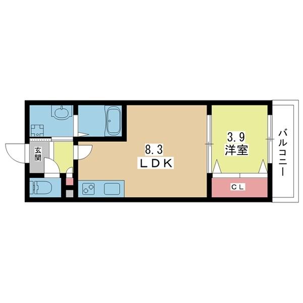 豊中市城山町マンション 間取り図画像