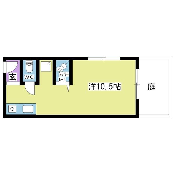 豊中市岡町北マンション 間取り図画像