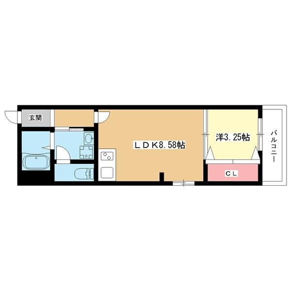 豊中市本町アパート 間取り図画像