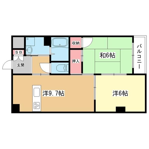 豊中市新千里南町マンション 間取り図画像