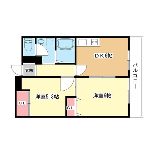 豊中市庄内西町マンション 間取り図画像