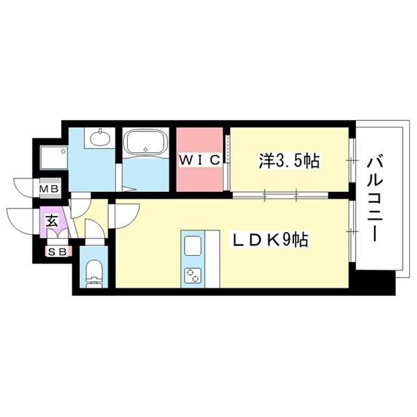 豊中市庄内幸町マンション 間取り図画像