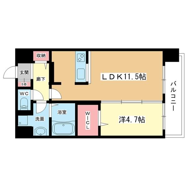 豊中市寺内マンション 間取り図画像