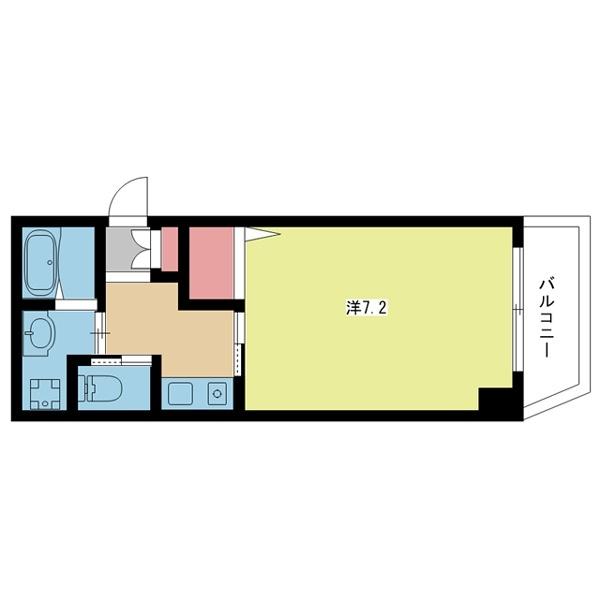 ヴィラージュ南堀江 間取り図画像