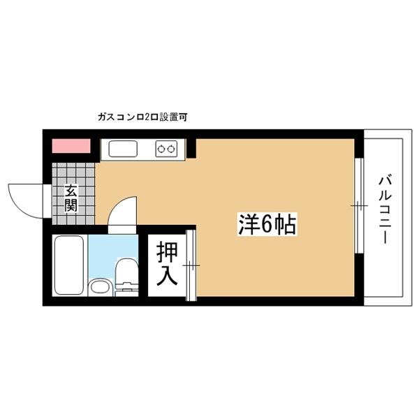 豊中市岡町北マンション 間取り図画像