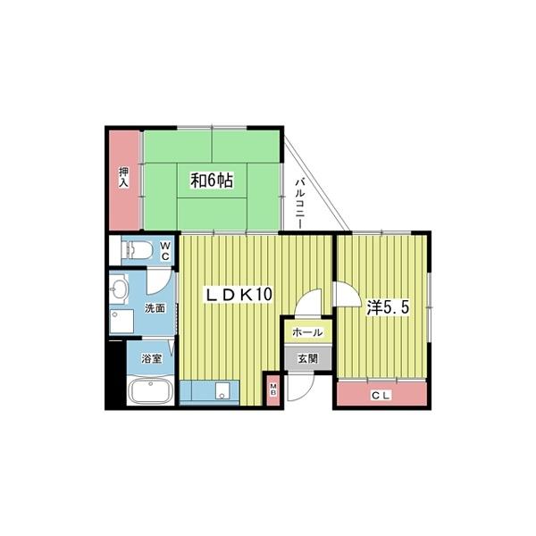 豊中市原田元町マンション 間取り図画像