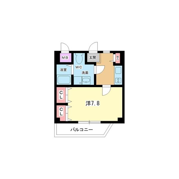 豊中市桜の町マンション 間取り図画像