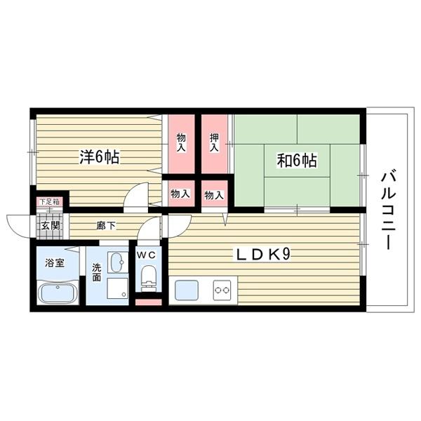 サンガーデン豊中 間取り図画像