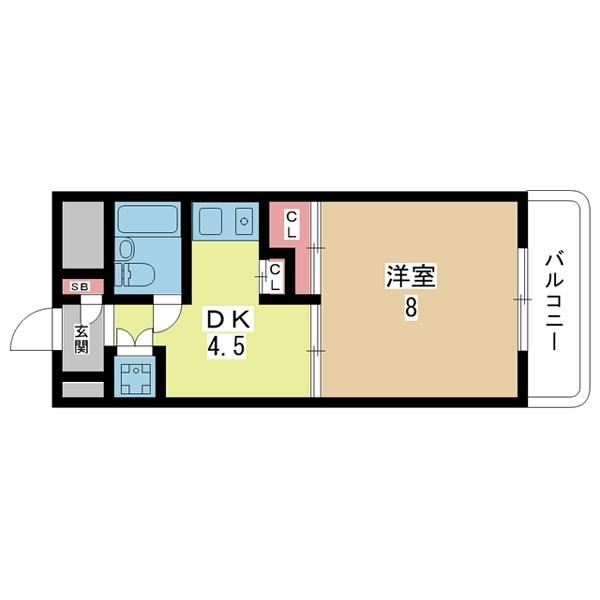 豊中市穂積マンション 間取り図画像