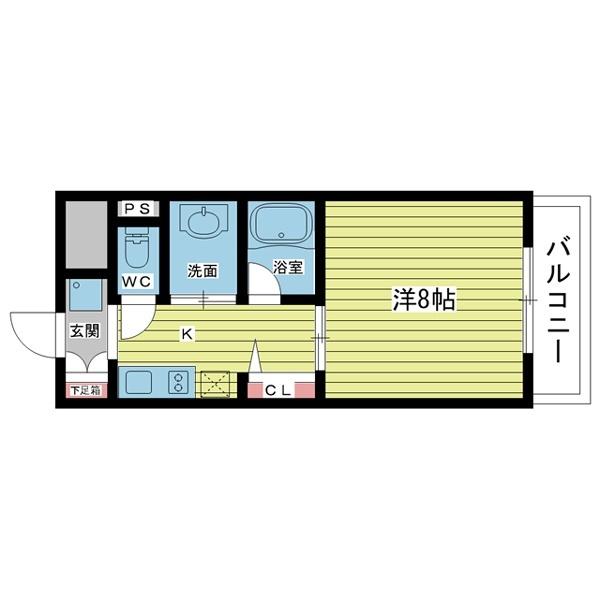 豊中市曽根西町マンション 間取り図画像