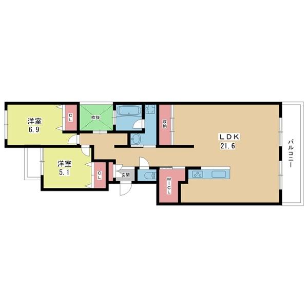 豊中市上野東マンション 間取り図画像