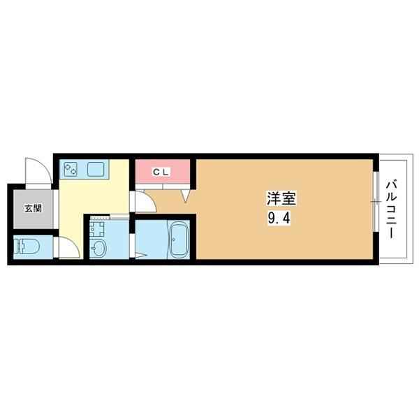 豊中市末広町アパート 間取り図画像