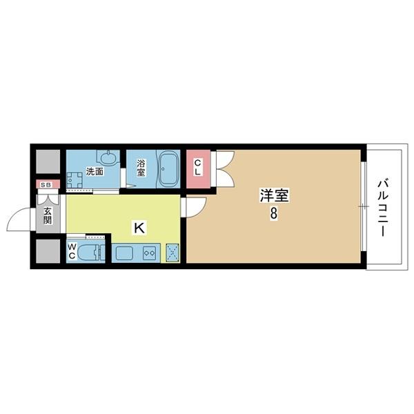 豊中市螢池西町マンション 間取り図画像