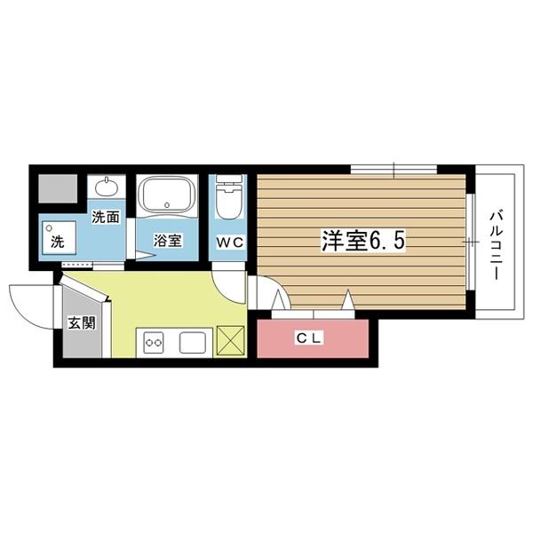 豊中市服部元町マンション 間取り図画像