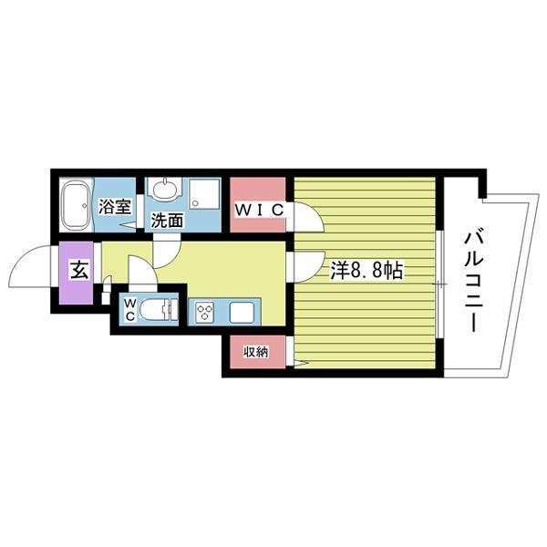 豊中市大島町アパート 間取り図画像