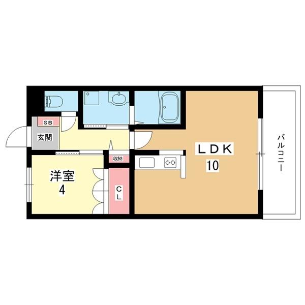 豊中市桜の町マンション 間取り図画像