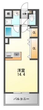 豊中市庄内東町マンション 間取り図画像