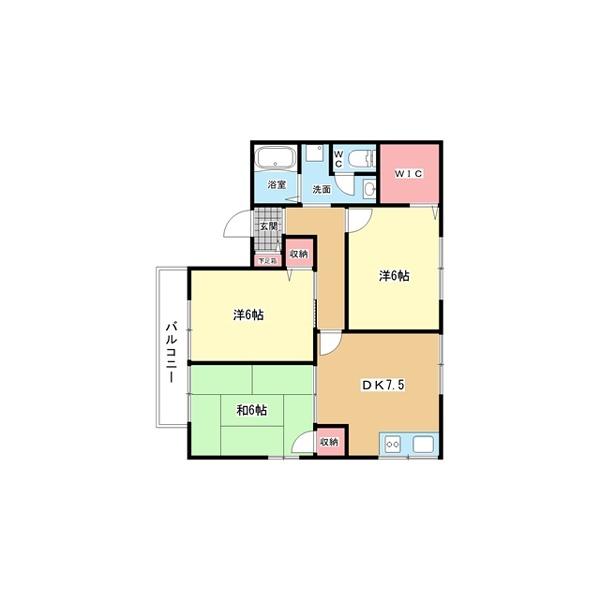 豊中市本町アパート 間取り図画像