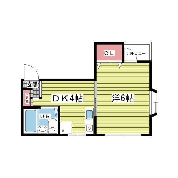 豊中市岡上の町マンション 間取り図画像