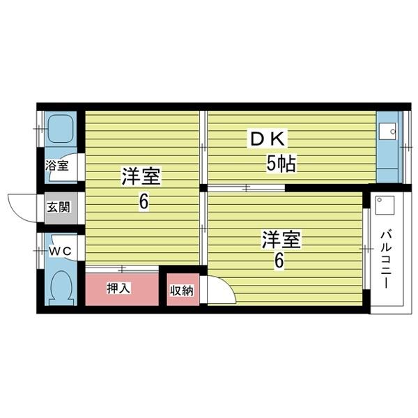 豊中市曽根西町マンション 間取り図画像